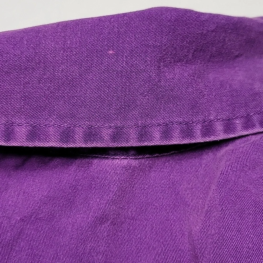 Purple Button-Up Shirt - Picture 8 of 8